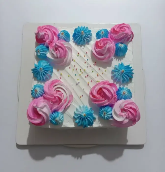 Pastel Swirl Celebration Cake