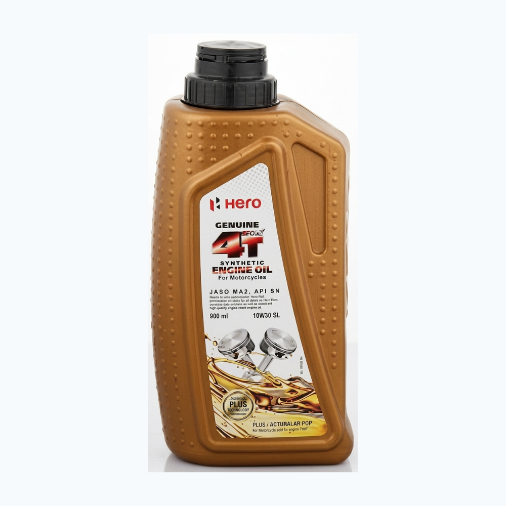 Hero 4T 10W-30 Mineral Engine Oil for Motorbike – 900ml