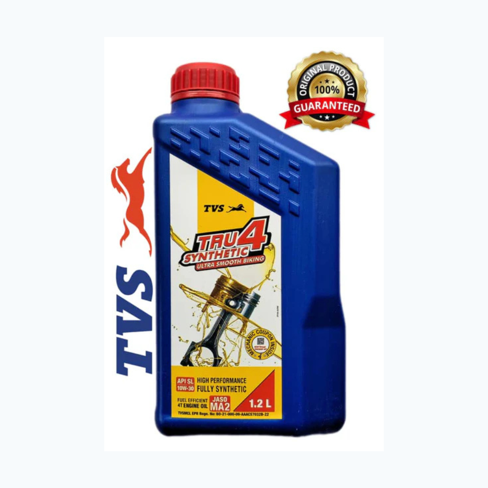 TVS Tru4 10W30 Full Synthetic Engine Oil (1200ml)