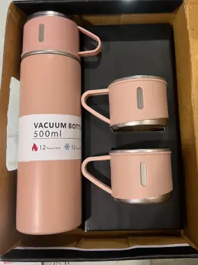 acuum flask stainless steel (500 ml flask) (12 hours hot and cold) ( Colour Not Selected )