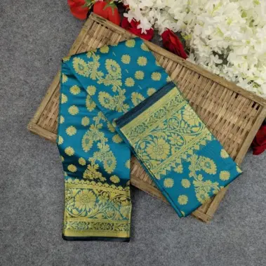 Premium Silk Katan Saree – Exclusive Design | Rich Zari Weaving | 5 Elegant Colors Available