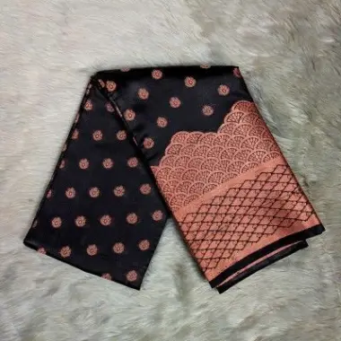 Premium Silk Katan Saree – Exclusive Zari Weaving | 100% Premium Silk | 5 Colors Available