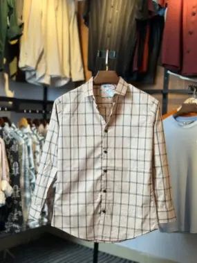 Men's Premium Soft Cotton Check Shirt – Comfortable & Summer Friendly