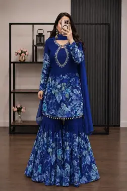 Premium Stone Work Three Piece for Women | Thai Micro Georgette